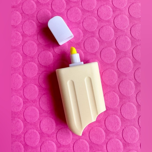 New Colorful Spring Summer Fun Popsicle Ice Cream Highlighter Markers Set of 6 - Picture 6 of 7